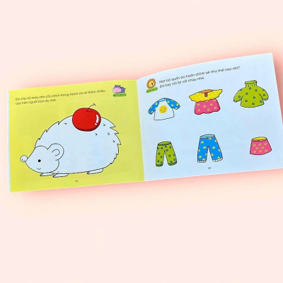 Sách cho bé - Hỏi Đáp Thông Minh - Rèn Luyện Não Trái Não Phải - Tập 2 - Sách tương tác - Dành cho trẻ từ 3+