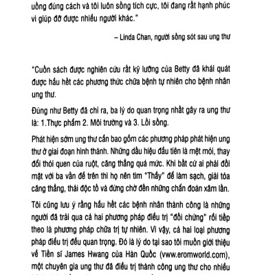 Phòng Và Chữa Bệnh Ung Thư Theo Phương Thức Tự Nhiên (Tái Bản 2023)