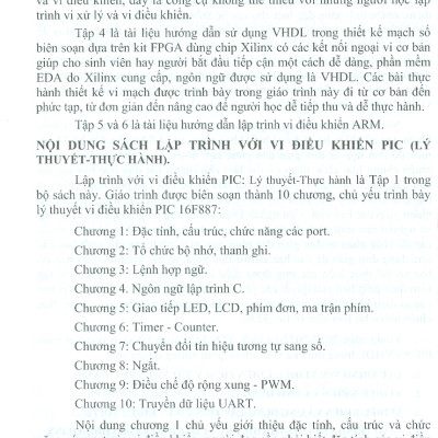 Lập Trình Với Vi Điều Khiển PIC (Lý Thuyết - Thực Hành) (Tài liệu dùng cho các trường Đại học, Cao đẳng chuyên ngành Điện - Điện tử - Cơ điện tử - Viễn thông - Tự động điều khiển - Kỹ thuật máy tính)