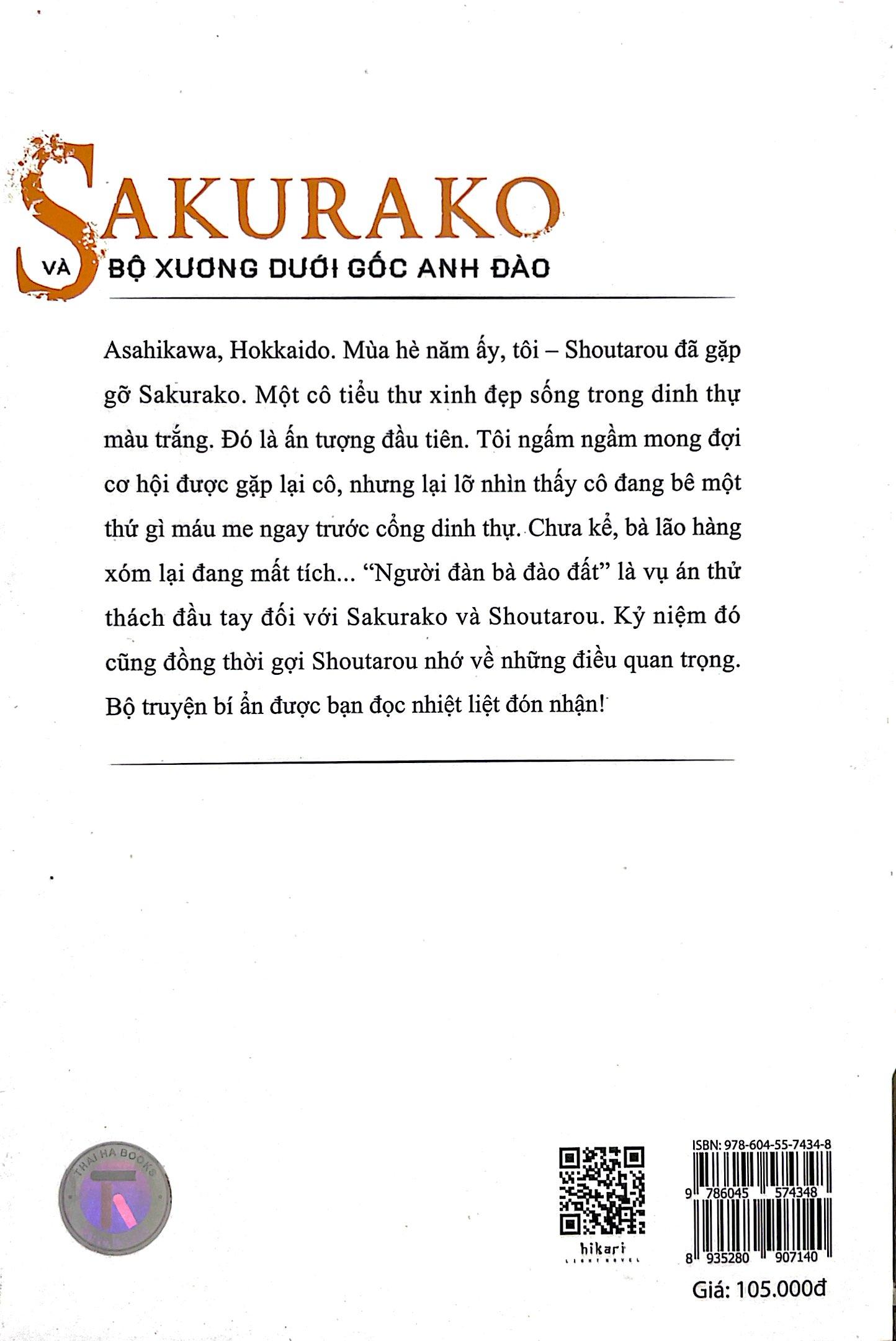 Sakurako Và Bộ Xương Dưới Gốc Anh Đào 6 - Bí Ẩn Khởi Đầu Từ Sắc Trắng (Tặng Kèm Bookmark)