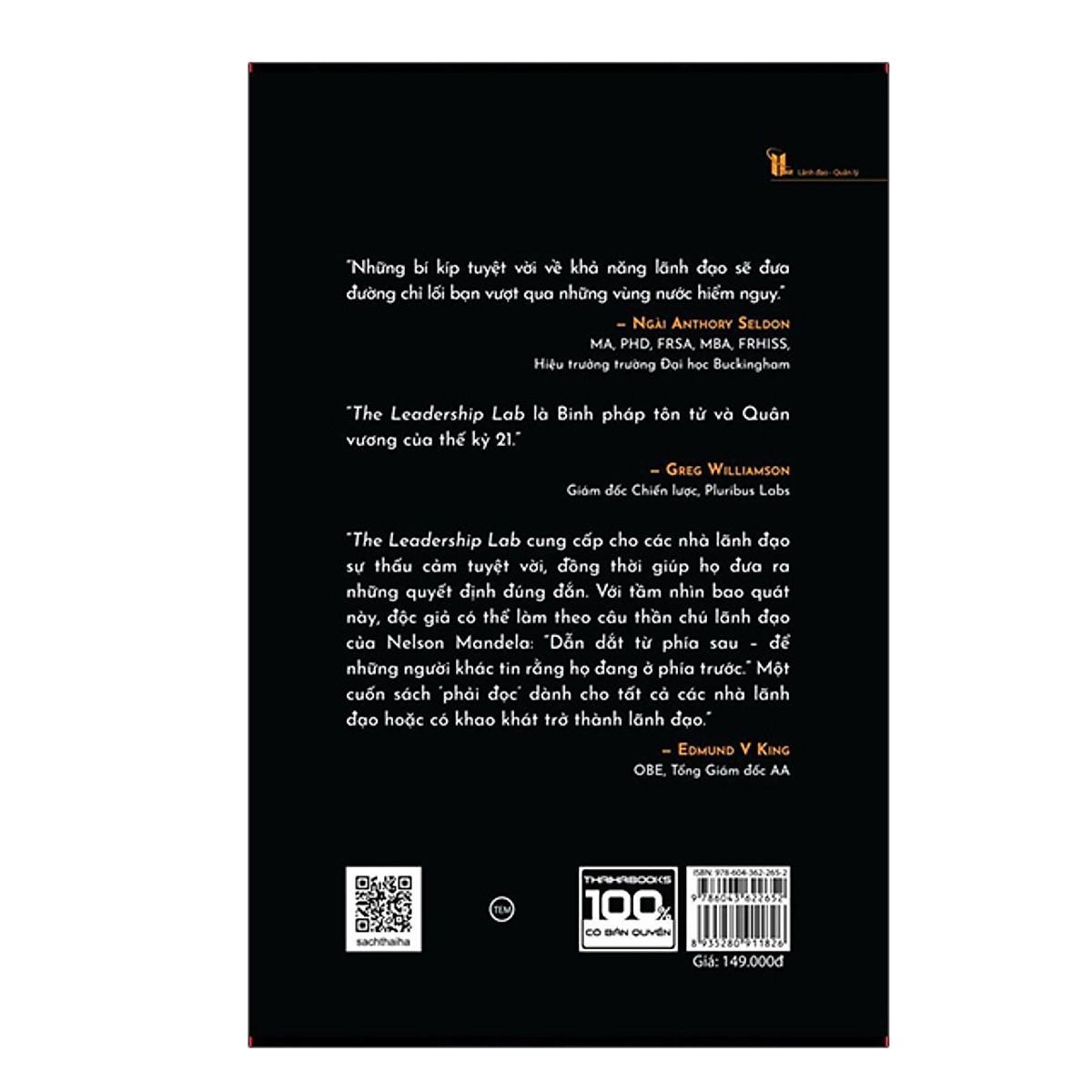 Sách - The Leadership Lab - Bí Quyết Lãnh Đạo Trong Kỷ Nguyên Số - Thái Hà Books