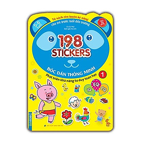 Bóc Dán Hình Thông Minh Phát Triển Khả Năng Tư Duy Toán Học IQ EQ CQ (5-6 Tuổi) - 198 Sticker (Quyển 1)