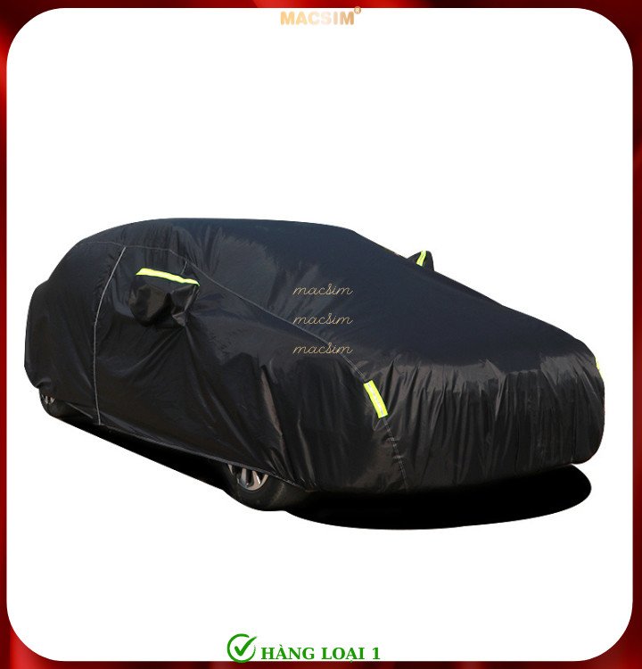 Bạt phủ ô tô bán tải Hyundai Santa Cruz nhãn hiệu Macsim sử dụng trong nhà và ngoài trời chất liệu Polyester - màu đen