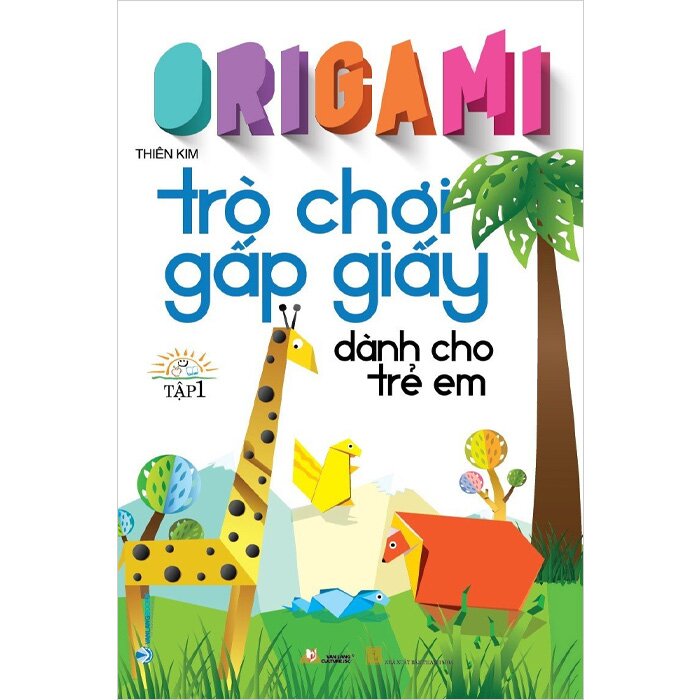 Bộ 2 Cuốn Origami - Trò Chơi Gấp Giấy Dành Cho Trẻ Em - Tập 1&2 (Tái Bản 2023)