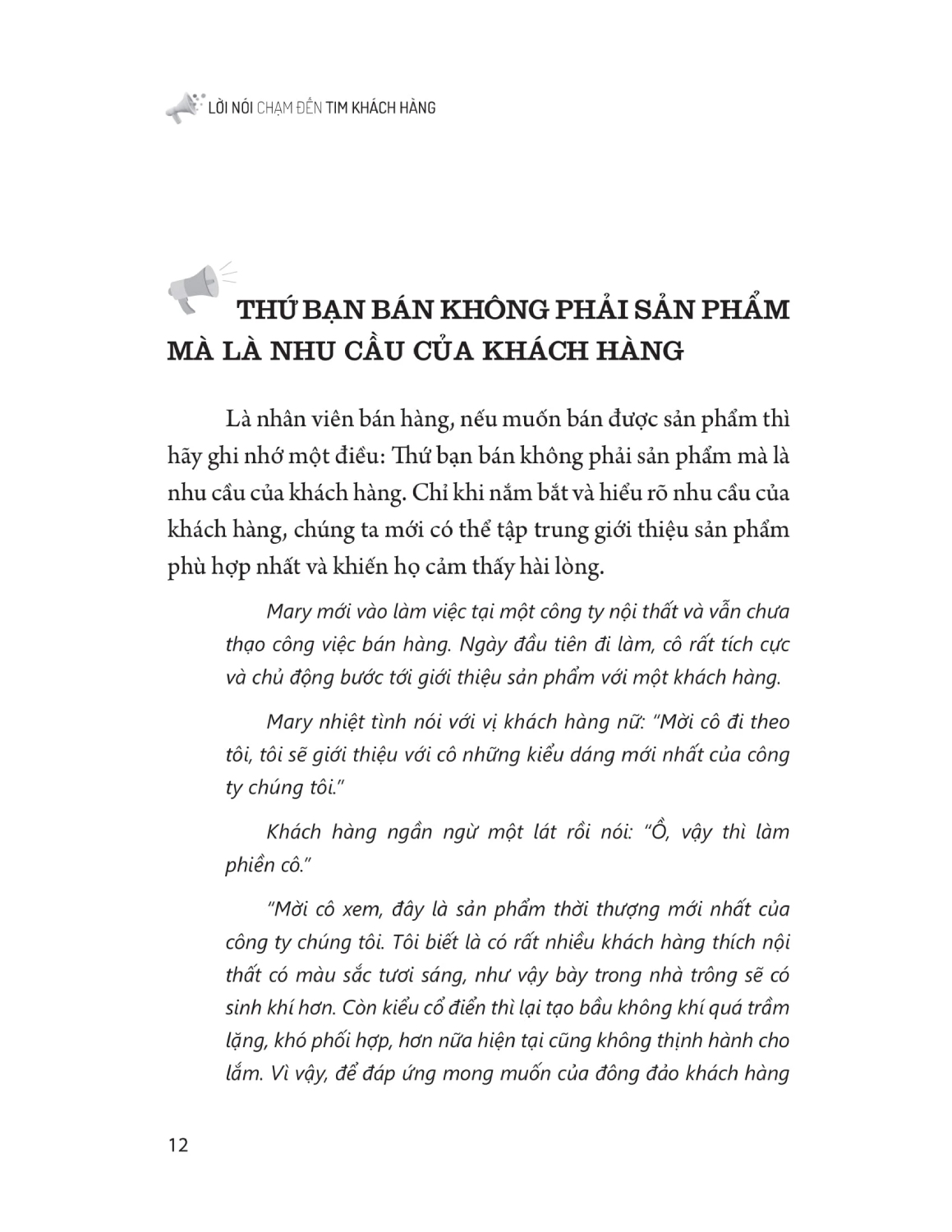 Lời Nói Chạm Đến Tim Khách Hàng - ML
