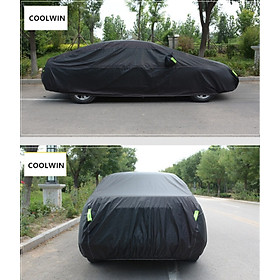 Bạt phủ ô tô Toyota Cross thương hiệu Macsim sử dụng trong nhà và ngoài trời chất liệu Polyester - màu đen
