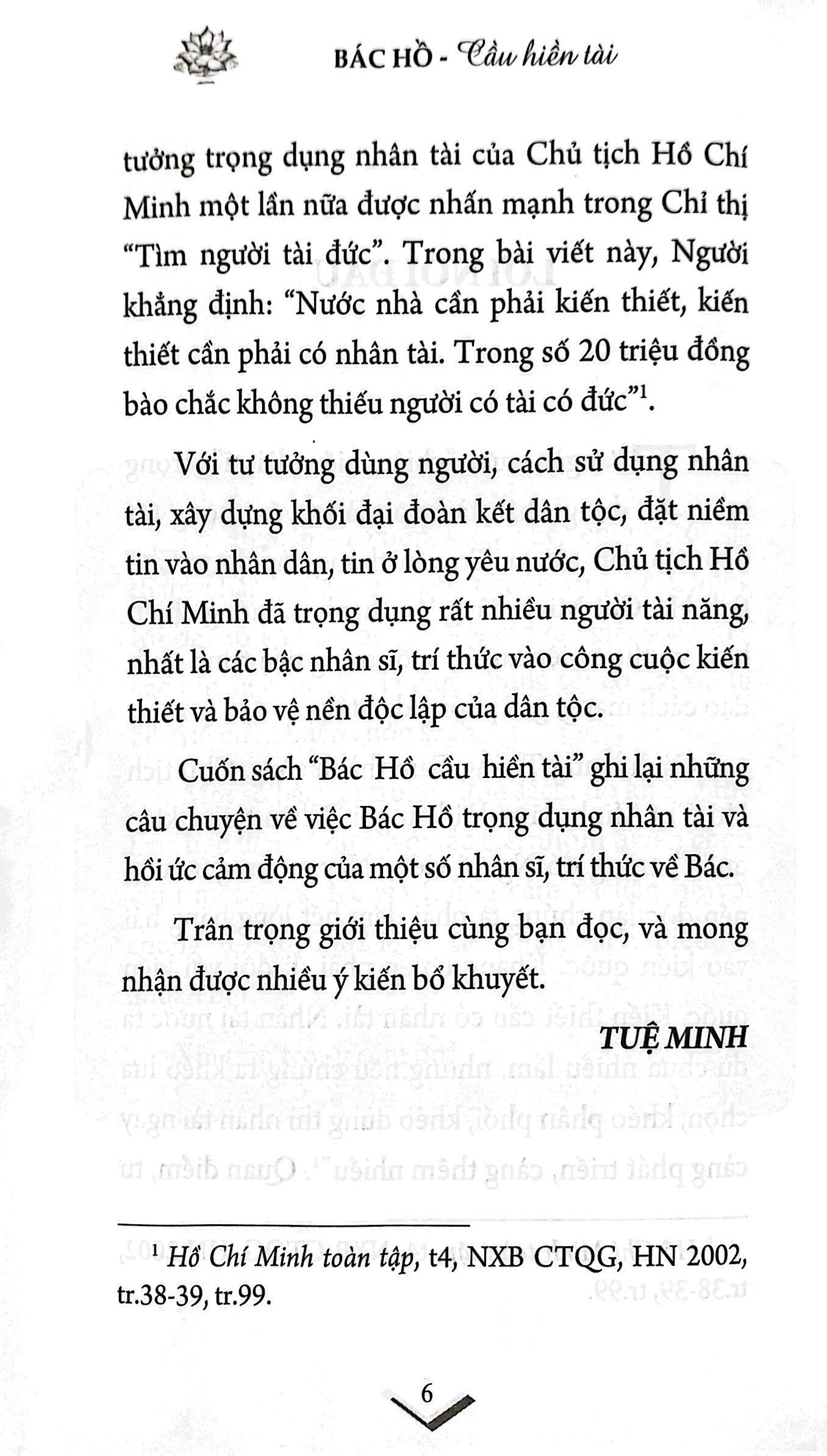 Sách - Bác Hồ Cầu Hiền Tài (Tái Bản 2025)