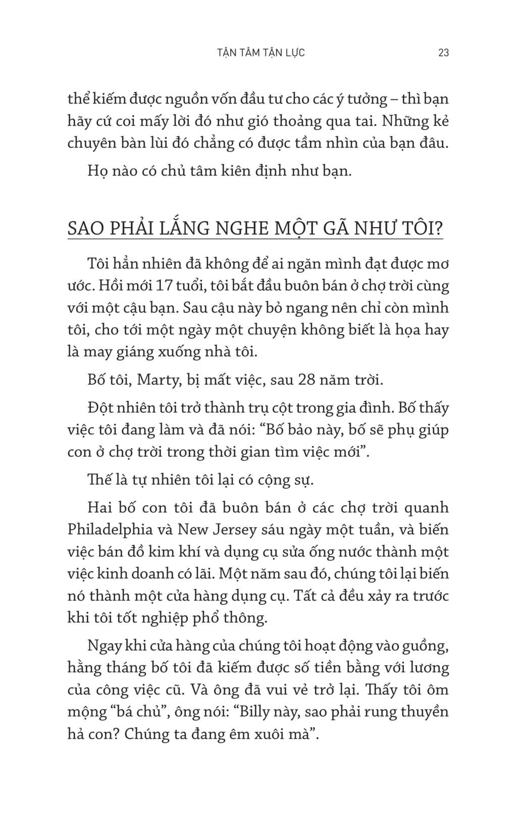 Tận Tâm Tận Lực - 101 Bài Học Kinh Doanh Thực Tiễn Cho Doanh Nhân Khởi Nghiệp