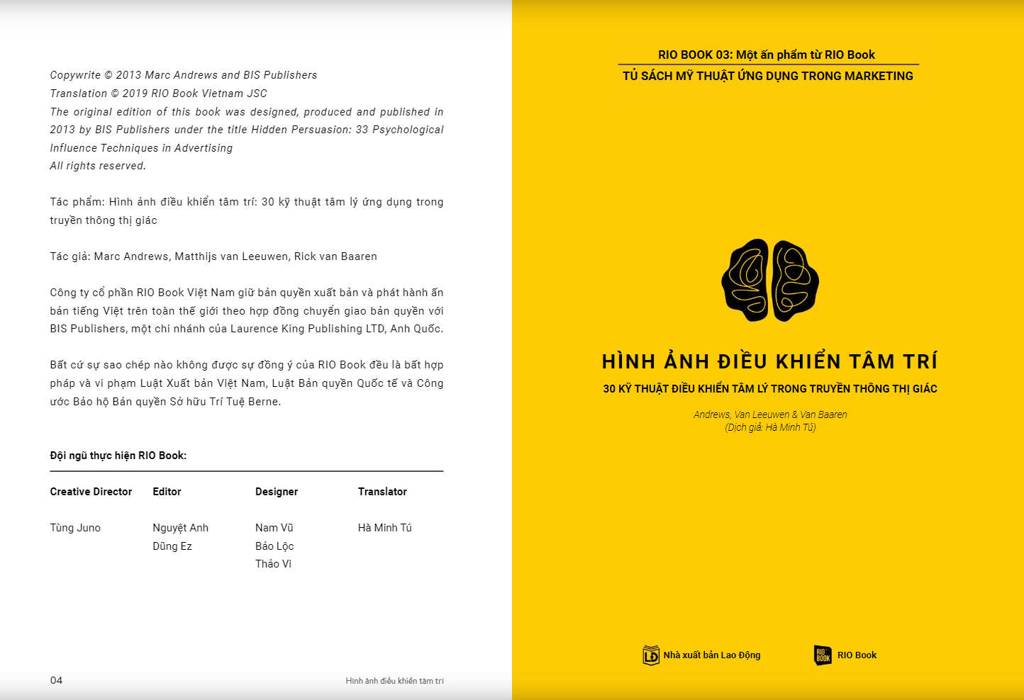 RIO Book No.3 - Hình Ảnh Điều Khiển Tâm Trí - 30 Kỹ Thuật Điều Khiển Tâm Lý Trong Truyền Thông Thị Giác