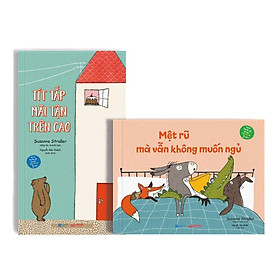Bộ 2 cuốn Rủ rỉ trước giờ đi ngủ: Tit tắp mãi tận trên cao, Mệt rũ mà vẫn không muốn ngủ - Bìa cứng