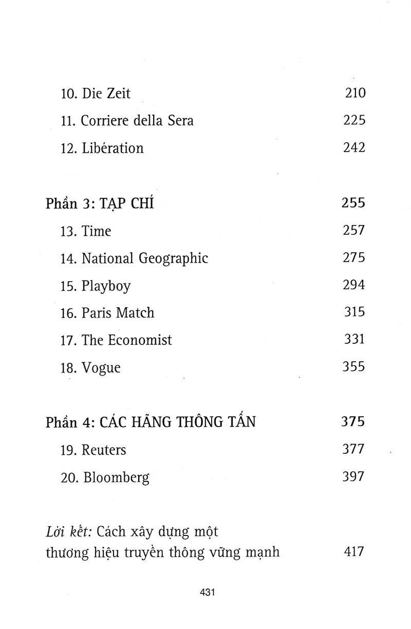 Bí Quyết Thành Công Những Thương Hiệu Truyền Thông Hàng Đầu Thế Giới