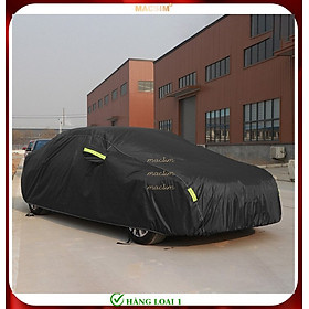 Bạt phủ ô tô bán tải Hyundai Santa Cruz nhãn hiệu Macsim sử dụng trong nhà và ngoài trời chất liệu Polyester - màu đen