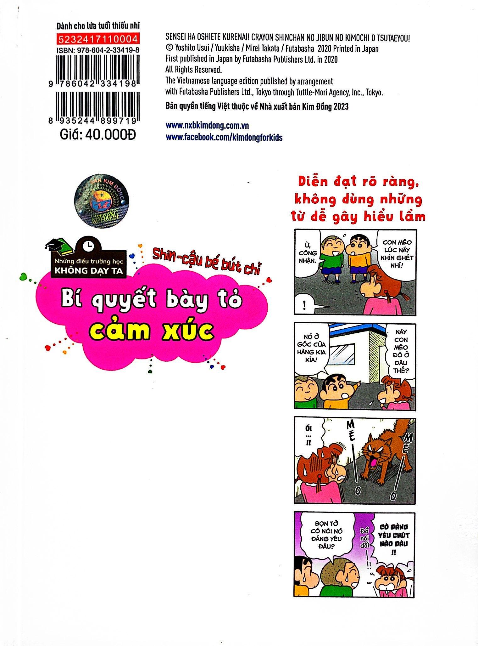 Shin - Cậu Bé Bút Chì - Những Điều Trường Học Không Dạy Ta - Bí Quyết Bày Tỏ Cảm Xúc