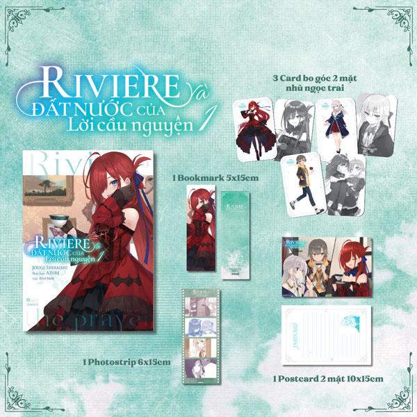 Riviere Và Đất Nước Của Lời Cầu Nguyện - Tập 1 - Riviere And The Nation Of The Prayer - Tặng Kèm 1 Bookmark + 1 Postcard Hai Mặt + 3 Card Bo Góc Nhũ Ngọc Trai + 1 Photostrip