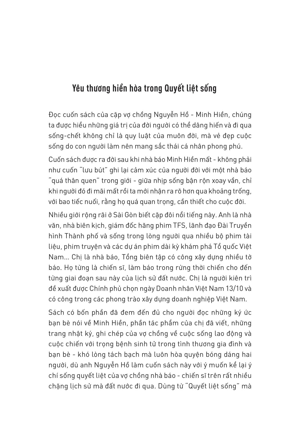 Quyết Liệt Sống
