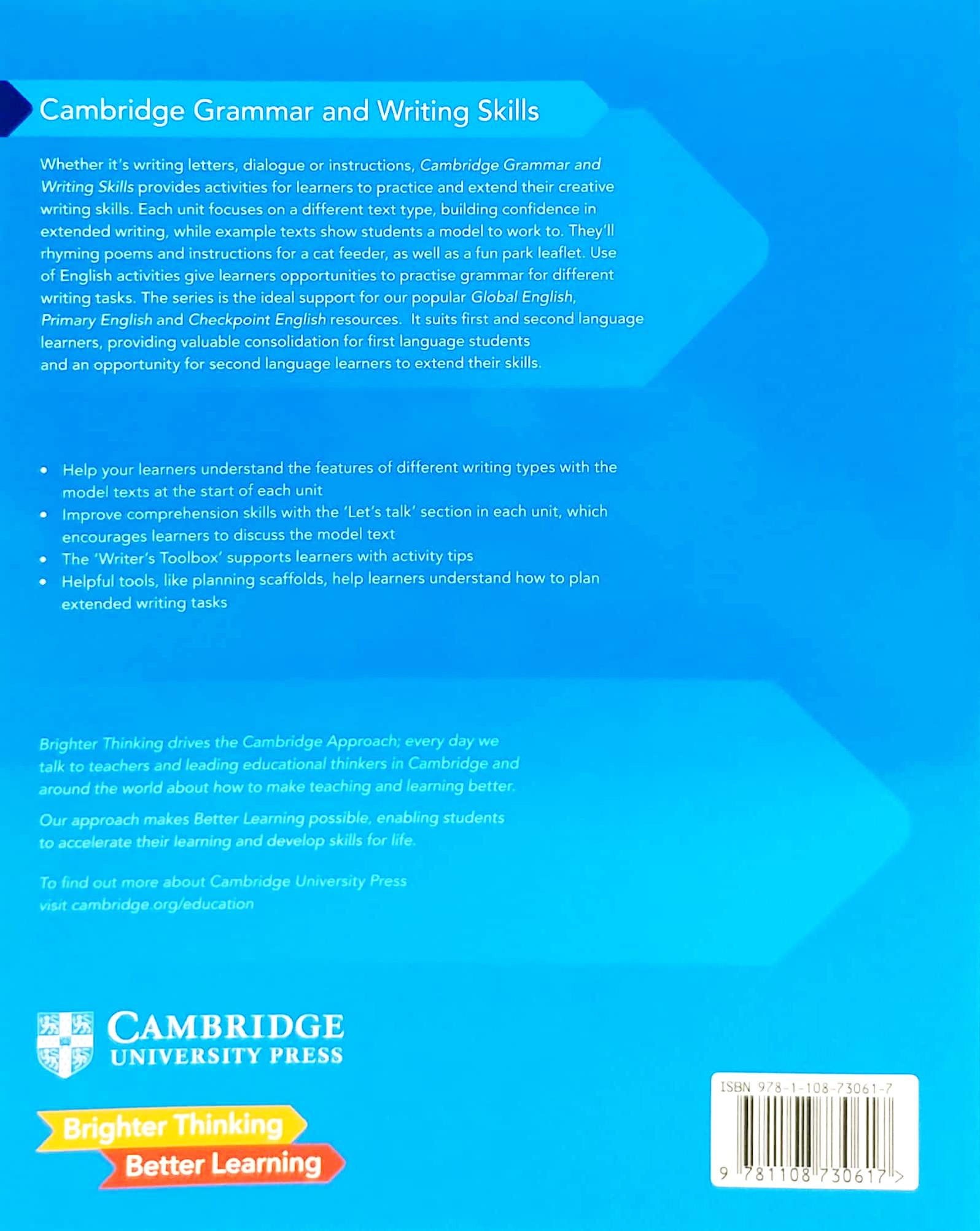 Cambridge Grammar And Writing Skills Learner