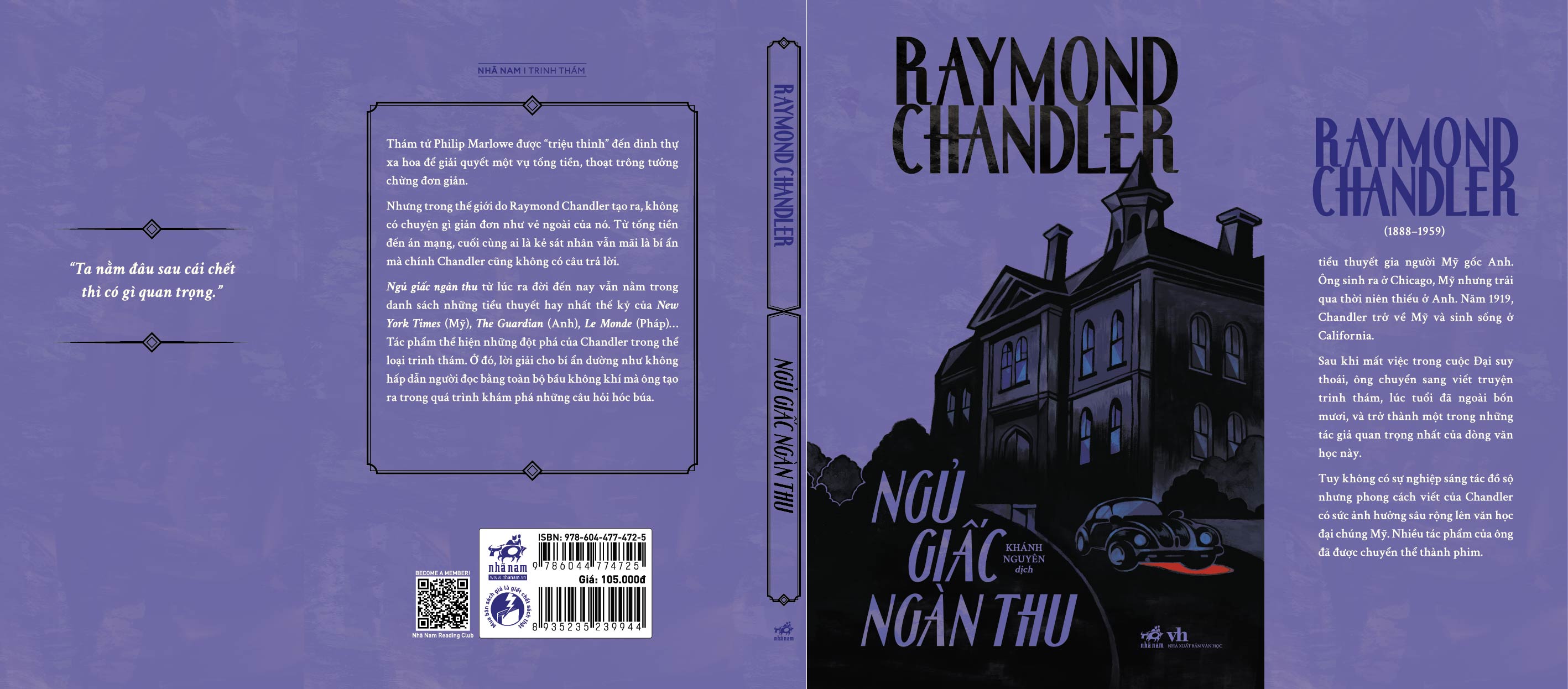 Sách - Ngủ giấc ngàn thu - RAYMOND CHANDLER - Nhã Nam Official
