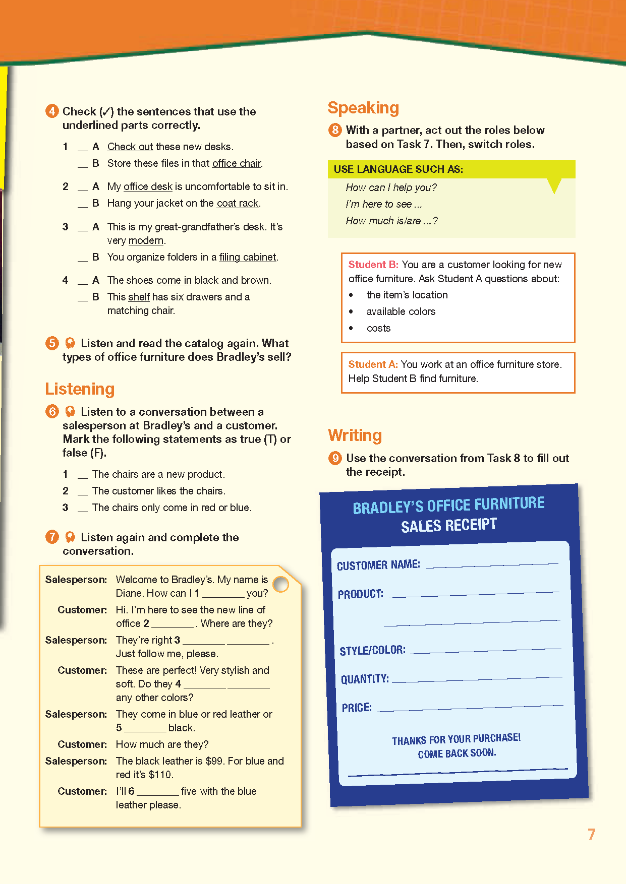 Career Paths Secretarial (Esp) Student
