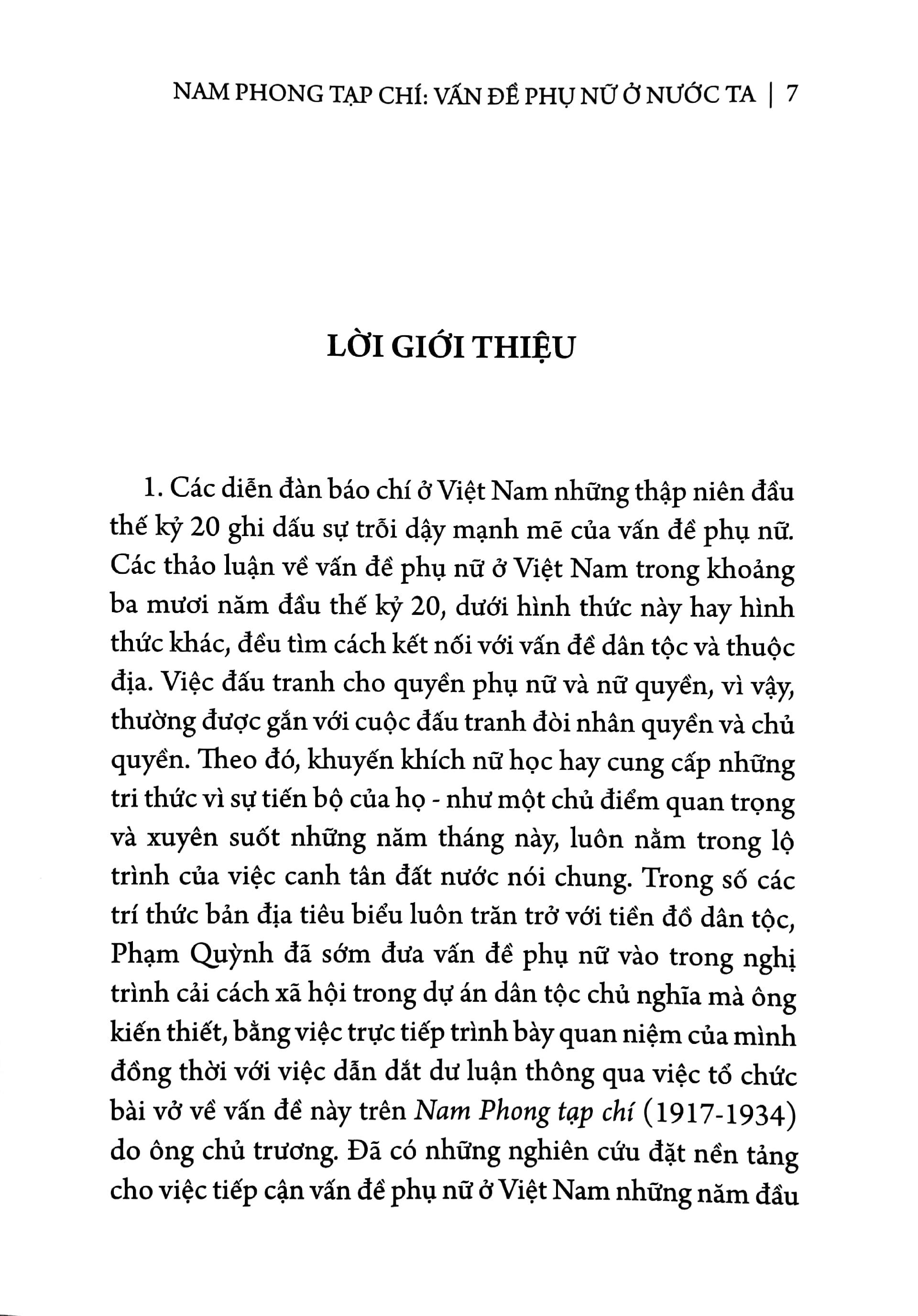 Tủ Sách Phụ Nữ Tùng Thư - Giới Và Phát Triển - Nam Phong Tạp Chí - Vấn Đề Phụ Nữ Ở Nước Ta