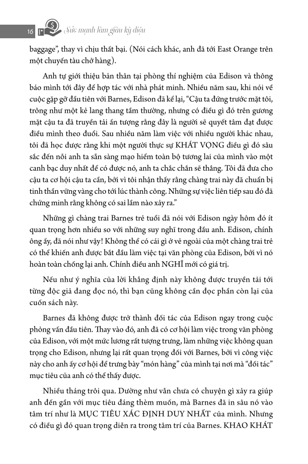Sức Mạnh Làm Giàu Kỳ Diệu - Nghĩ Giàu & Làm Giàu - Những Nấc Thang Kỳ Diệu Chạm Đến Thành Công Chìa Khóa Thành Công (Napoleon Hill)