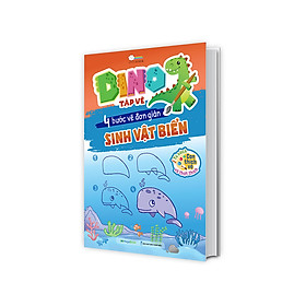 DINO tập vẽ - 4 bước vẽ đơn giản Sinh Vật Biển