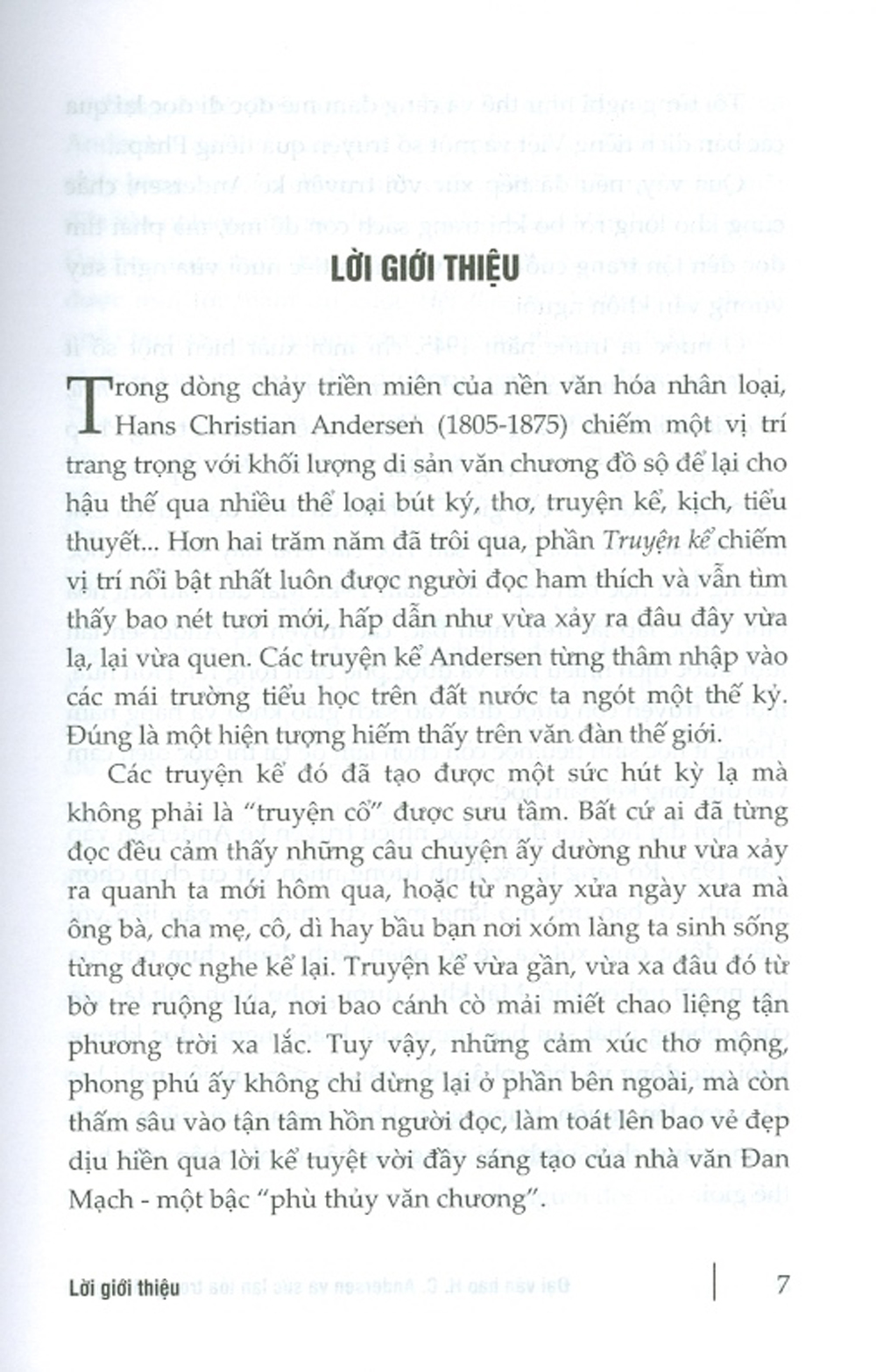Đại Văn Hào H. C. Andersen Và Sức Lan Toả Trong Văn Học - Nghệ Thuật Việt Nam
