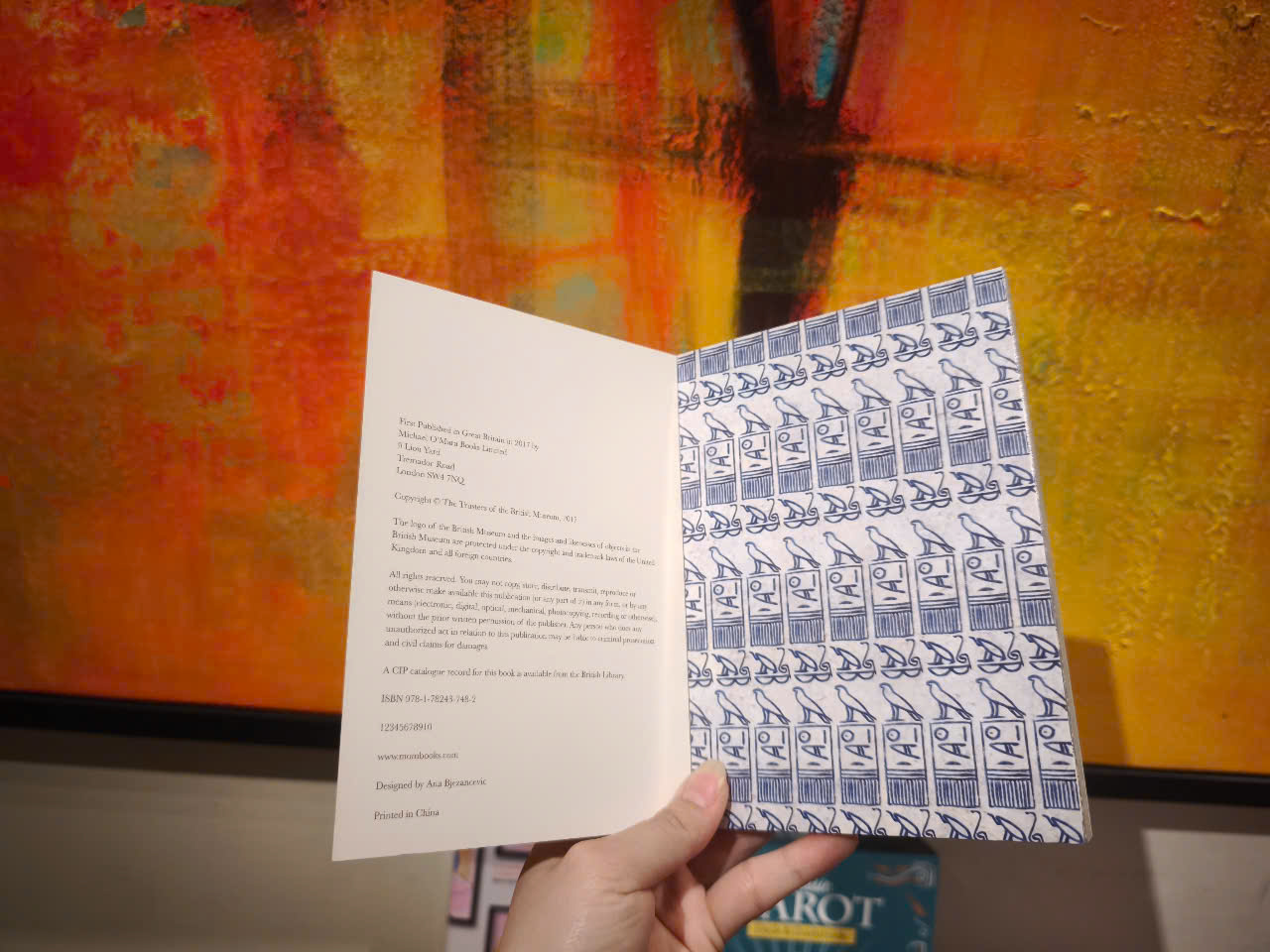 Sách - The British Museum: Treasures of Ancient Egypt: 20 Colourful Cards to Pull Out and Send - Card Book