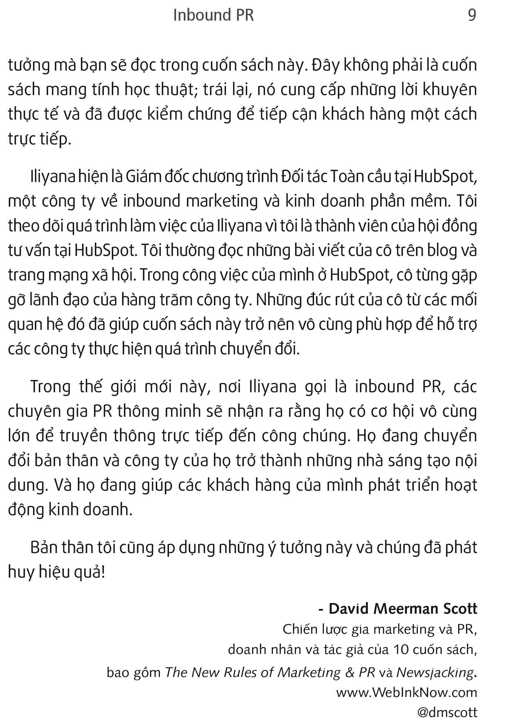 Inbound PR - Dịch Chuyển Hoạt Động Theo Mô Hình Inbound
