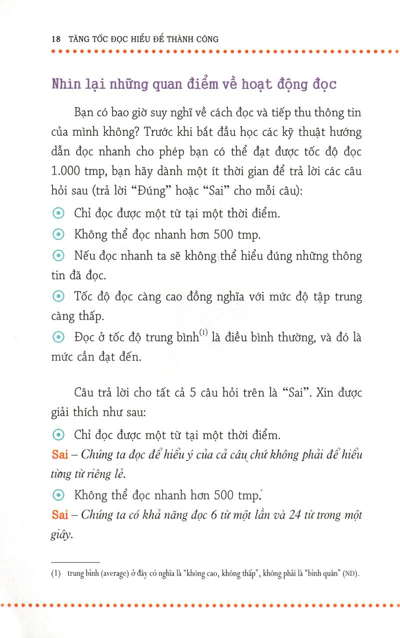 Tăng Tốc Đọc Hiểu Để Thành Công