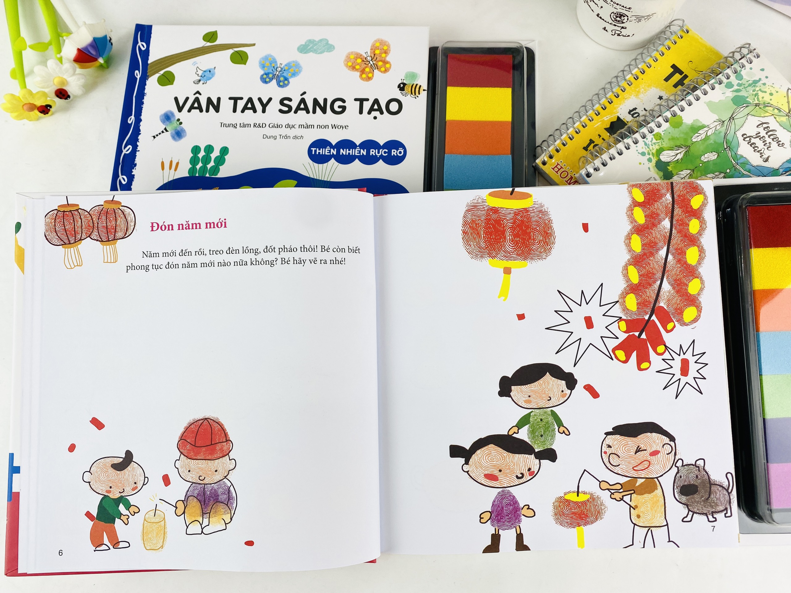 Sách - Vân Tay Sáng Tạo Thiên Nhiên Rực Rỡ - ndbooks
