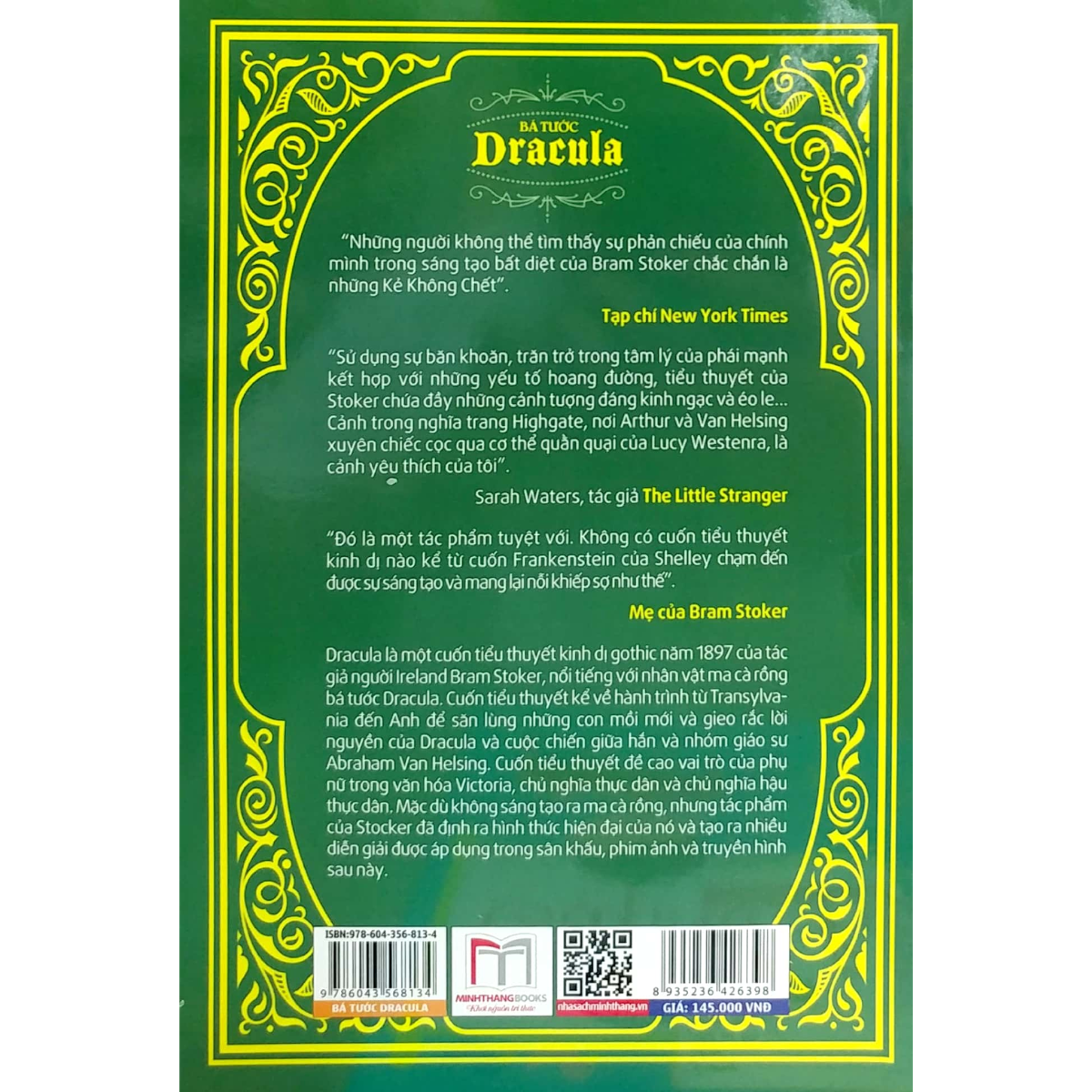 Bá Tước Dracula (Bìa Mềm) - Tái Bản