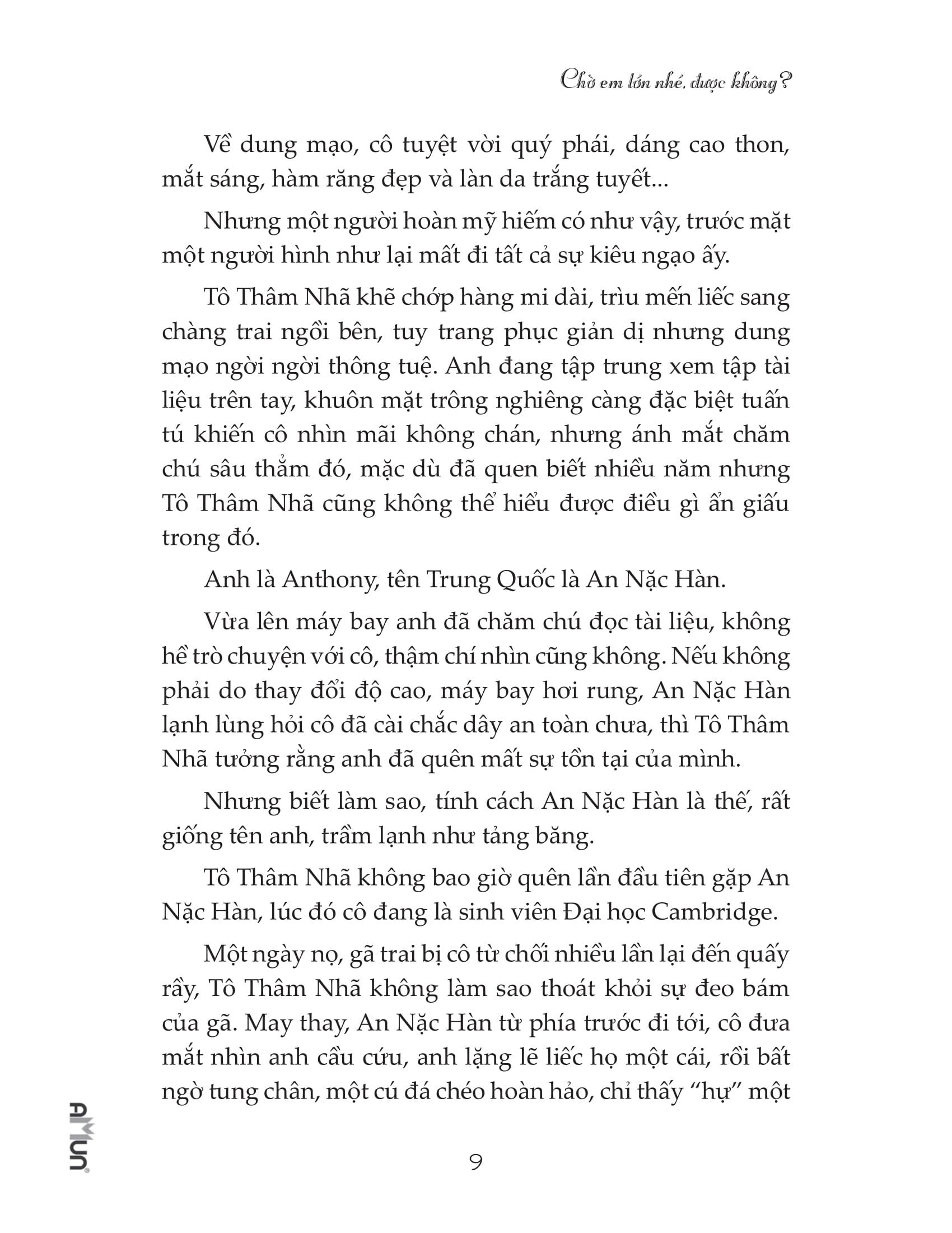 Chờ Em Lớn Nhé Được Không? (Tái Bản)