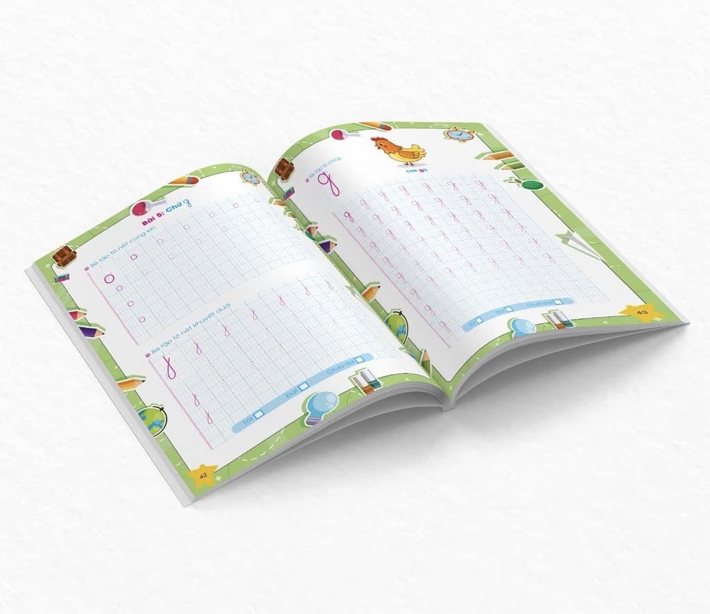 Sách- Bước Đầu Tập Viết dành cho bé 4-6 tuổi (Giúp bé tự tin vào lớp 1)