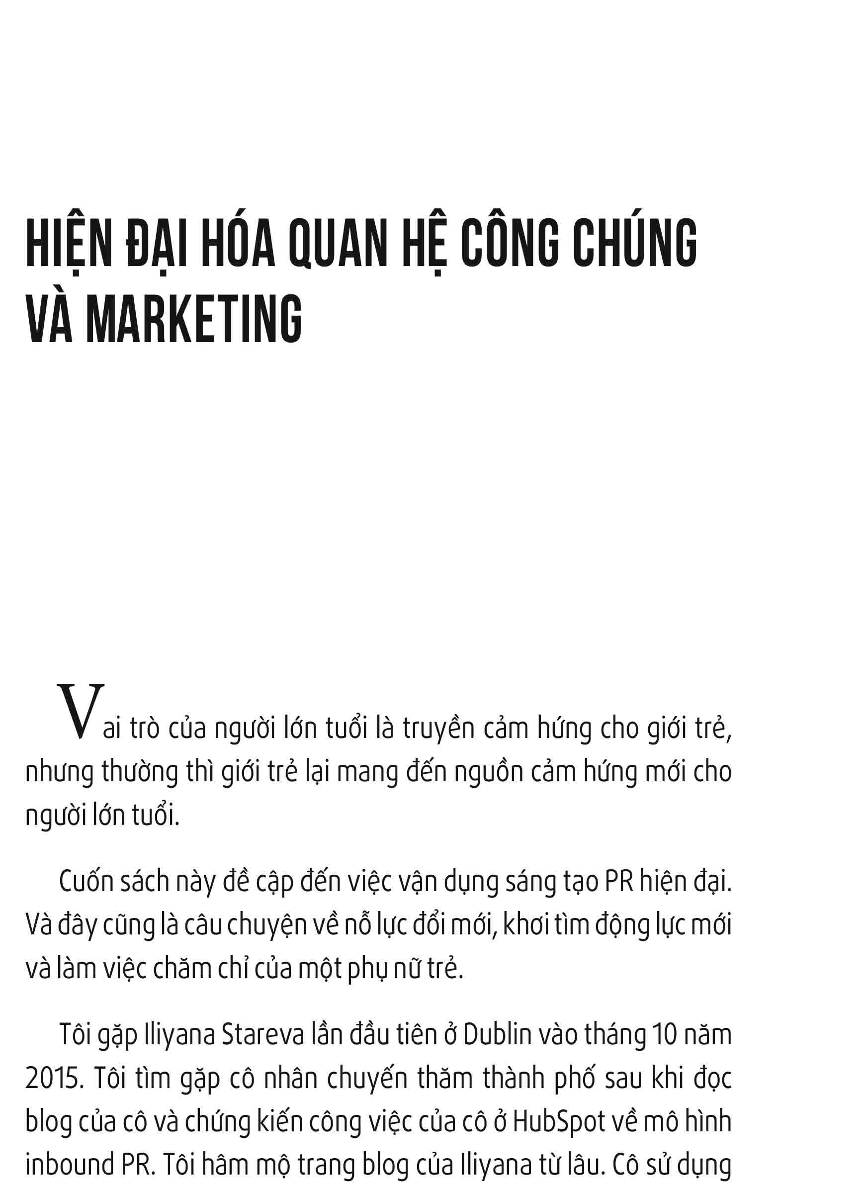 Inbound PR - Dịch Chuyển Hoạt Động Theo Mô Hình Inbound