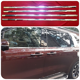 Viền Chân Kính Cao Cấp Dành Cho Xe KIA CARNIVAL 2022 Chất Liệu Inox