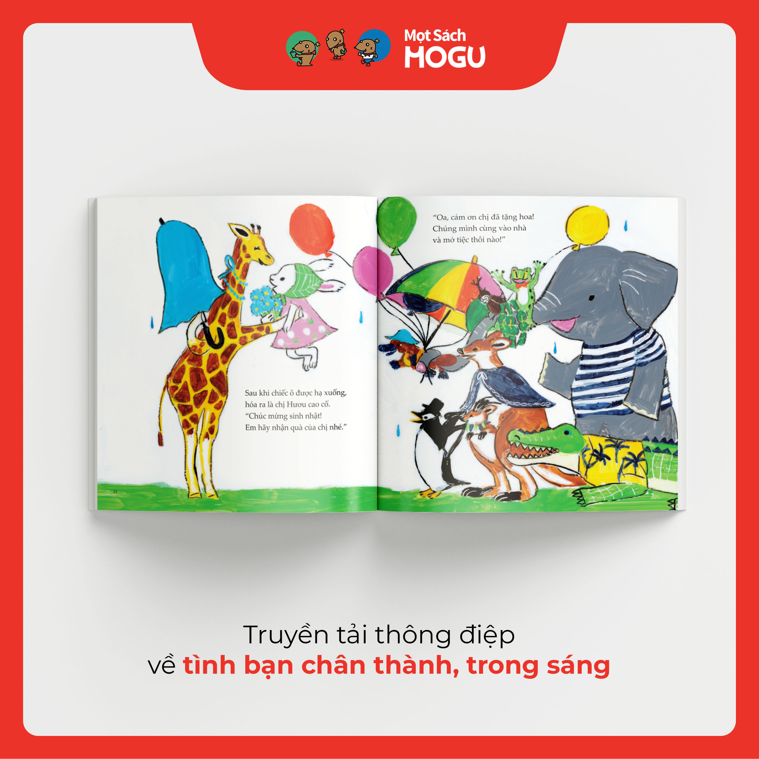 Truyện Ehon bé 1-2-3 tuổi - Sinh nhật của bạn Thỏ