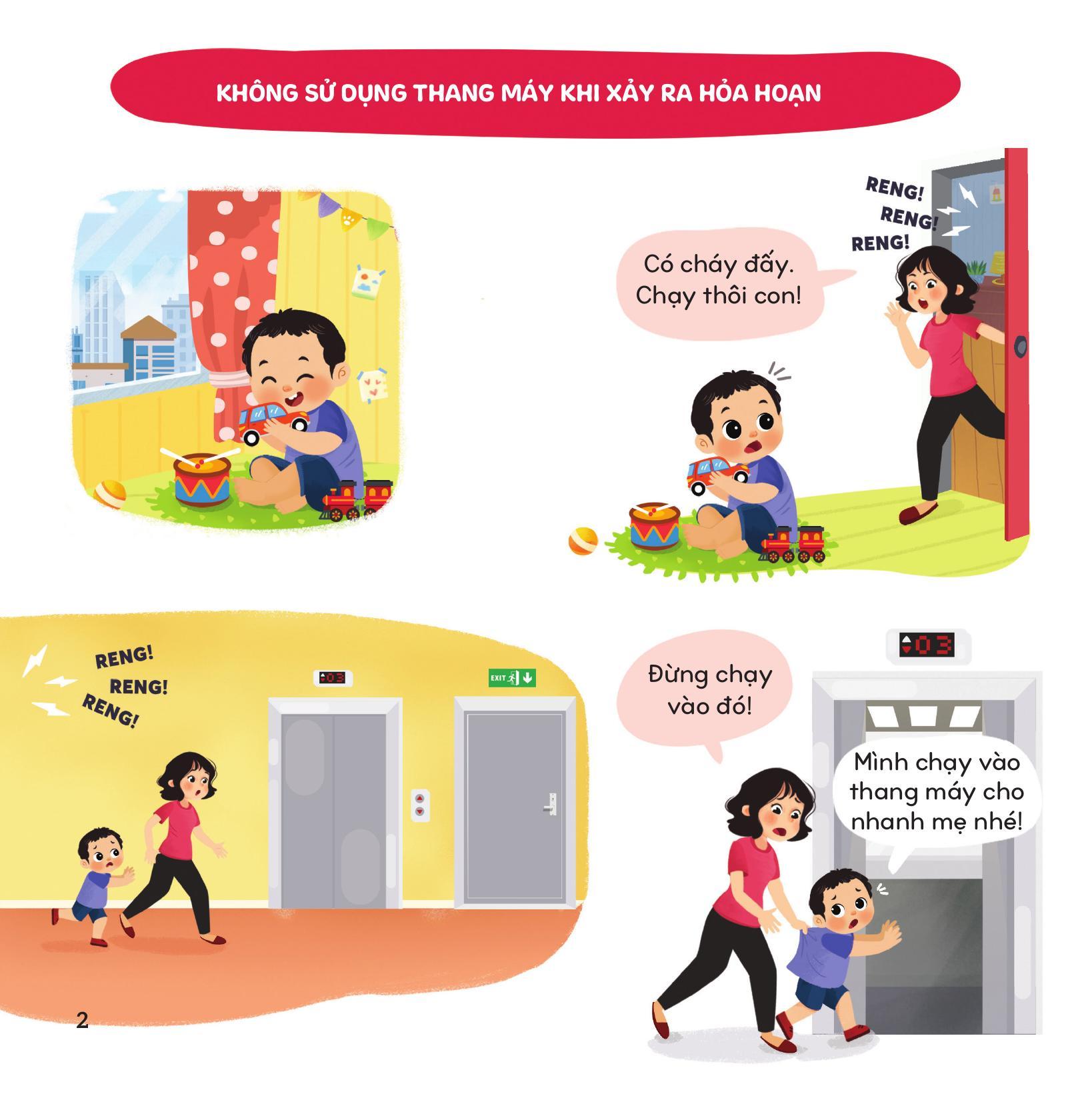 Sách - Bé Giỏi Như Chú Lính Cứu Hỏa - Các Kỹ Năng Chữa Cháy Và Thoát Nạn