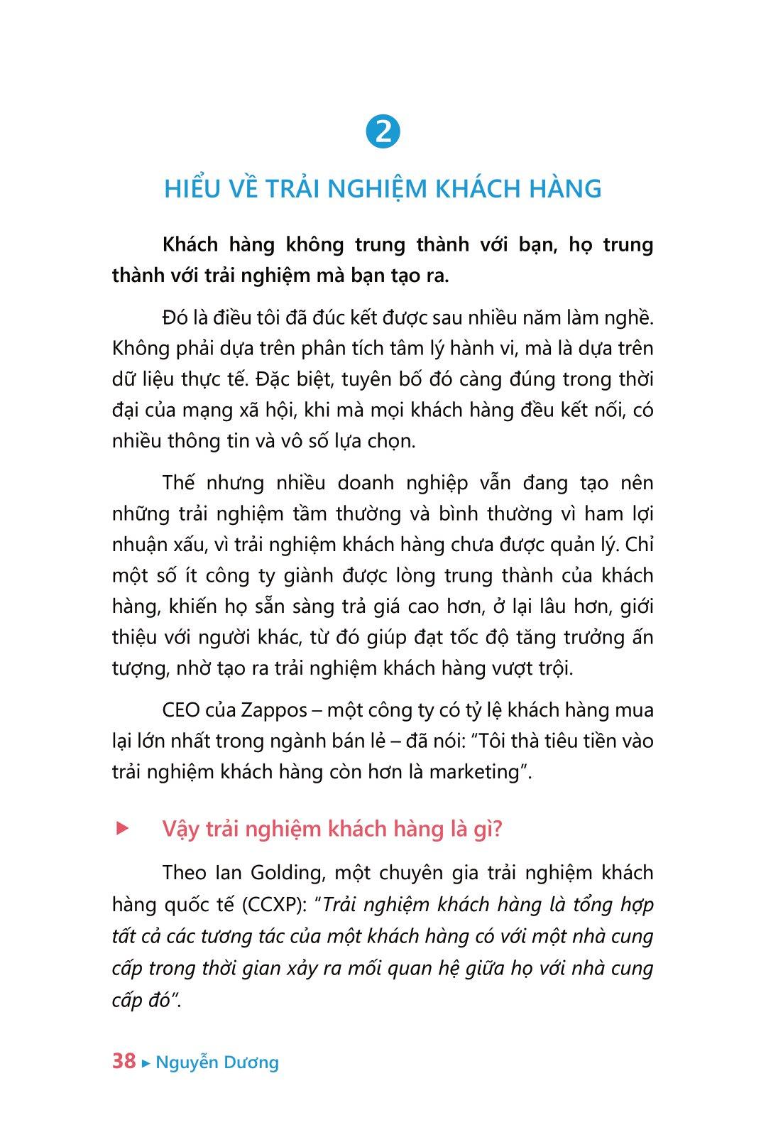 Trải Nghiệm Khách Hàng Xuất Sắc