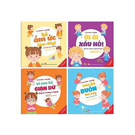 Combo Tủ Sách Ehon - Song Ngữ:Vì Sao Tớ Giận Dữ + Tớ Ấm Ức Lắm Đấy! + Sao Tớ Buồn Thế Này + Ôi Ôi Xấu Hổ!(Bộ 4 Cuốn)(AP)