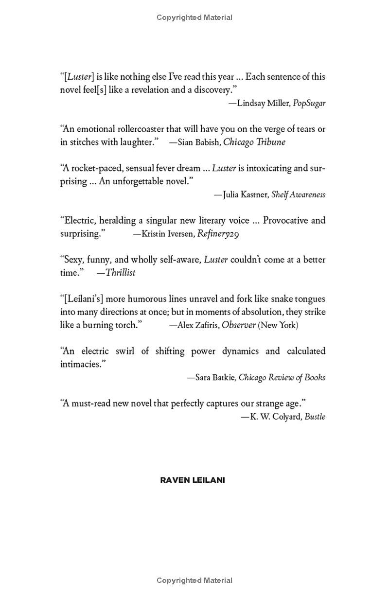 Luster: A Novel