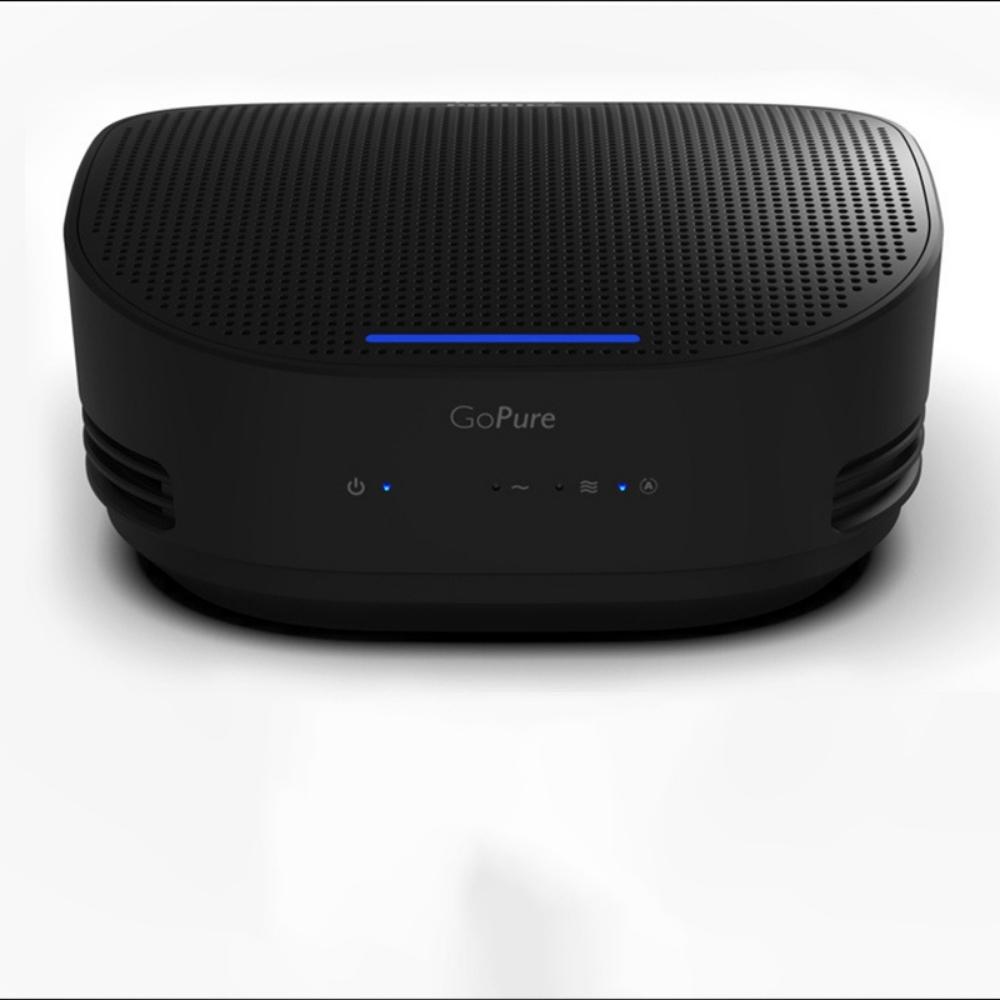 Máy lọc không khí ô tô Philips hút mùi hôi, chất gây ô nhiễm vi khuẩn, vi rút GoPure GP5301 đèn báo 3 chế độ - Hàng nhập khẩu