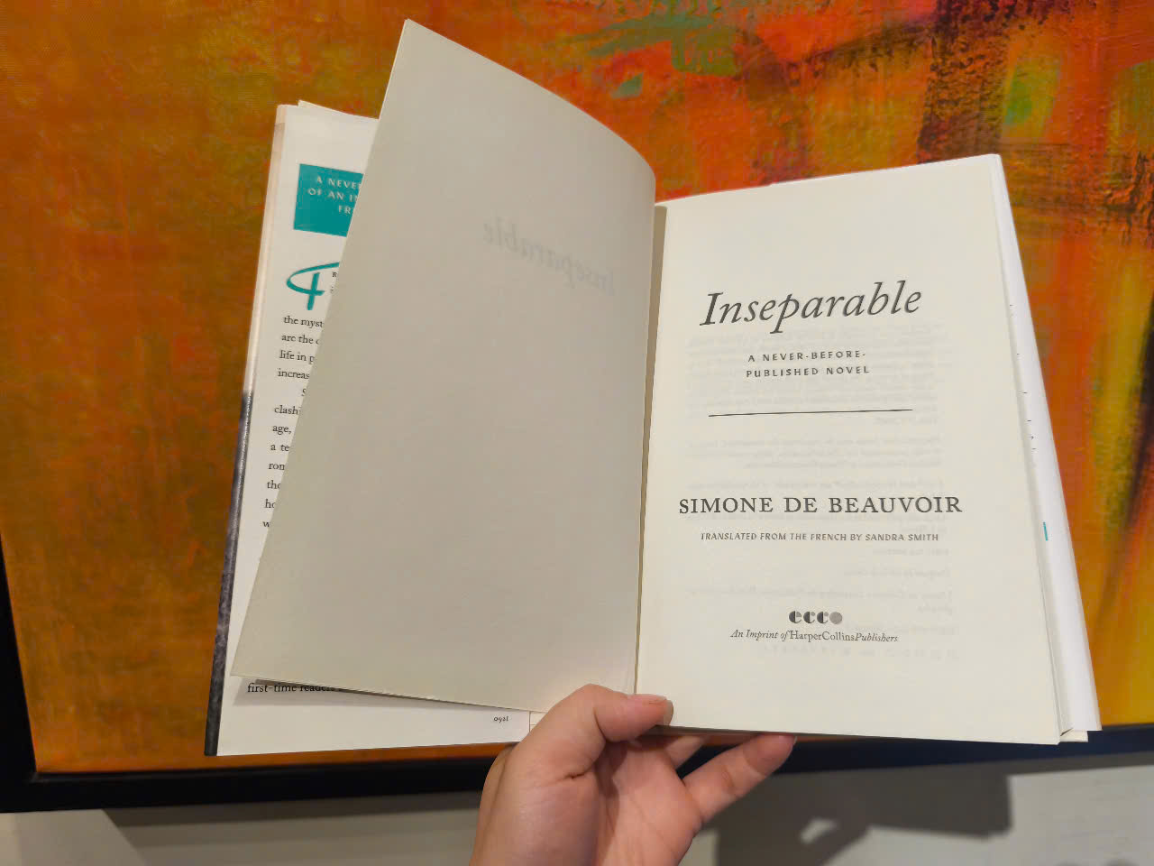 Sách - Inseparable: A Never-Before-Published Novel by Simone de Beauvoir/BÌA CỨNG, Ngoại Văn Nhập Khẩu/Best Literature & Fiction