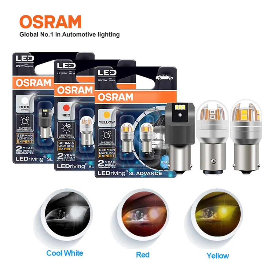 Combo 2 Bóng Đèn Led Tín Hiệu AUX OSRAM P21 12V - Nhập Khẩu Chính Hãng