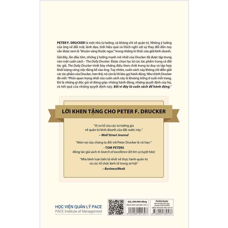 The Daily Drucker - Kim Chỉ Nam Mỗi Ngày Về Quản Trị Kinh Doanh