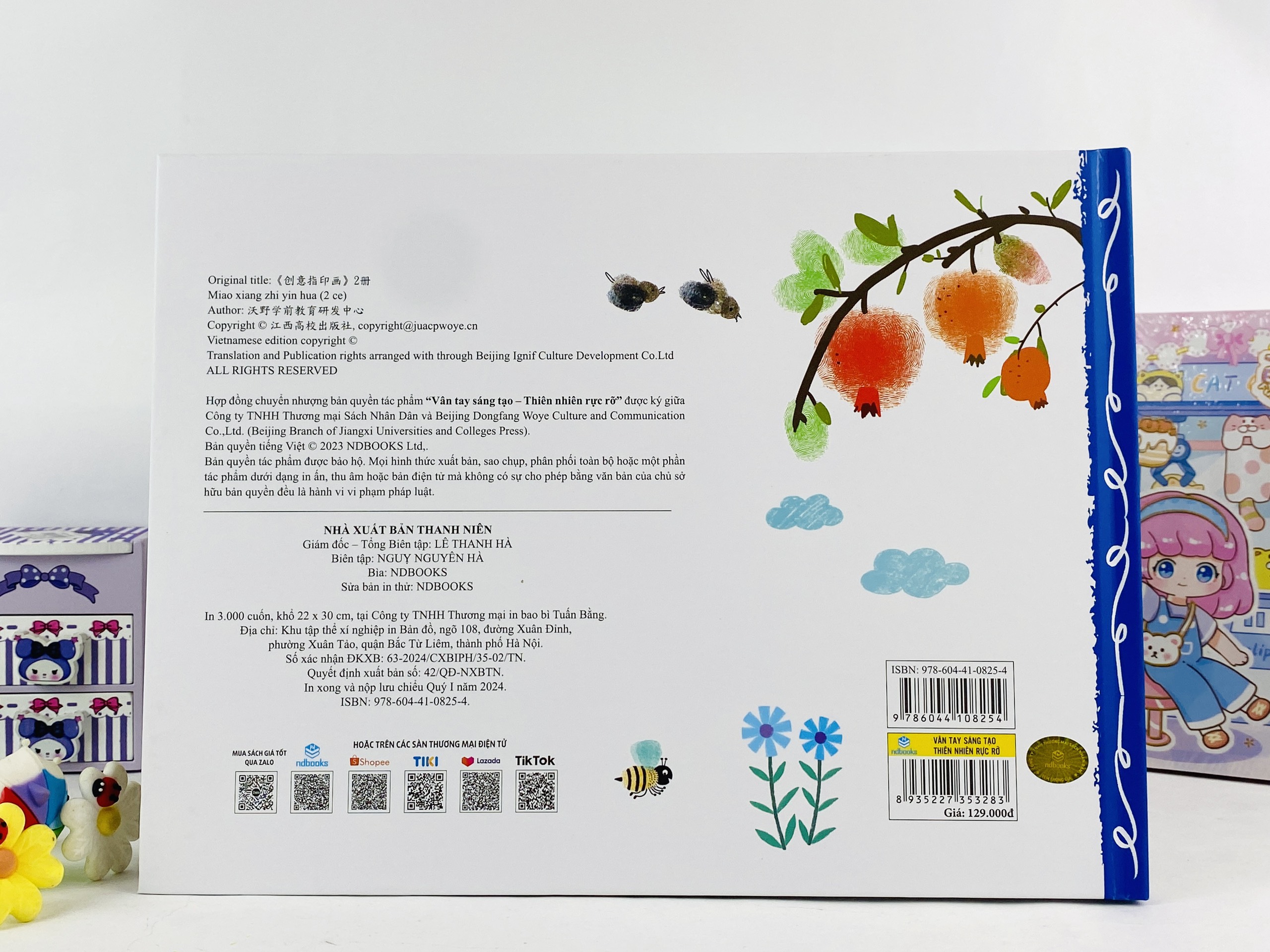 Sách - Vân Tay Sáng Tạo Thiên Nhiên Rực Rỡ - ndbooks