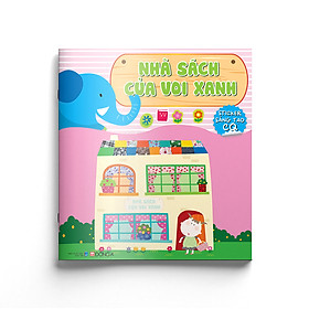 Nhà sách của voi xanh - Sticker sáng tạo CQ
