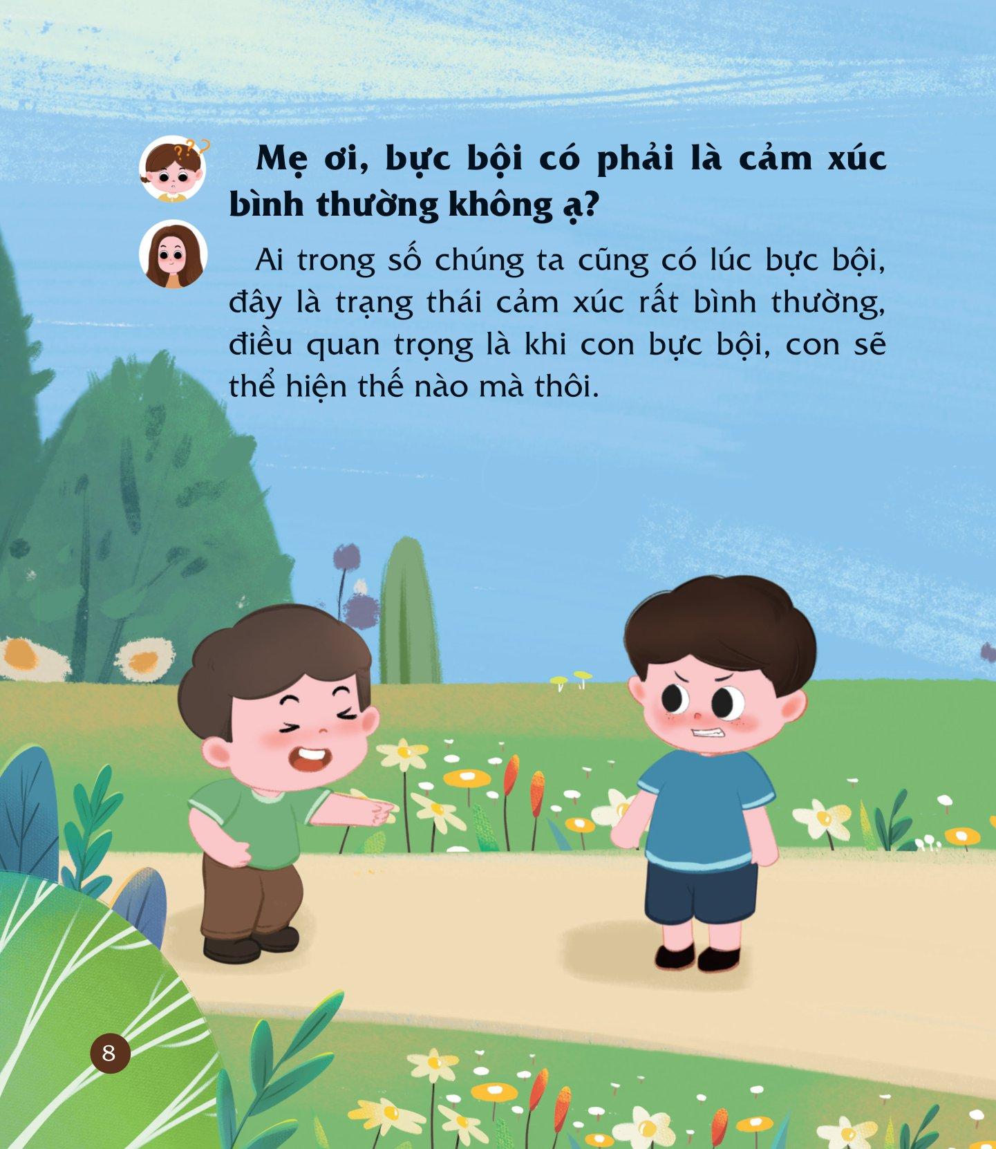 Cùng Con Nuôi Dưỡng Cảm Xúc Tích Cực - Con Không Bực Bội