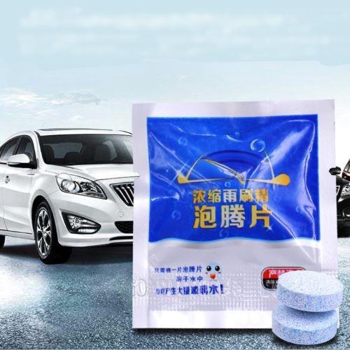 Viên sủi rửa kính ô tô dạng nén đóng túi Freeship VIÊN RỬA KÍNH Ô TÔ chuyên dụng dạng sủi