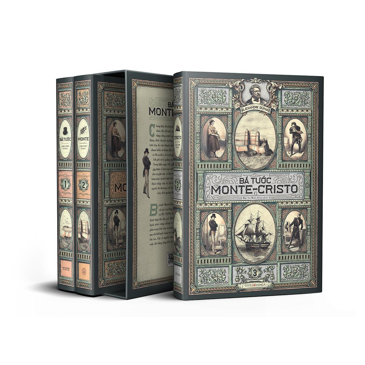 Sách - Bá Tước Monte Cristo - Trọn Bộ 3 Tập - Đông A