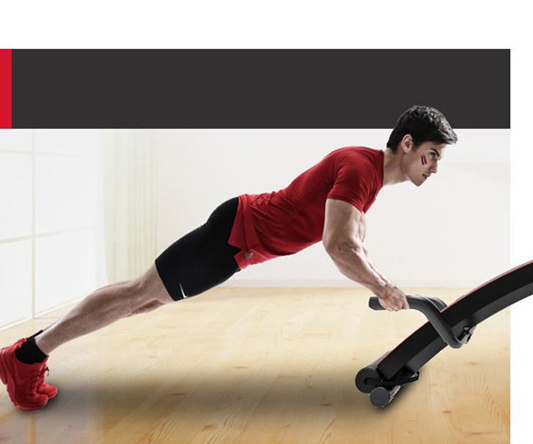 Ghế tập bụng đa năng DDS-104, ghế tập bụng điều chỉnh chịu tải 120kg kèm dây kéo đa năng, con lăn tập cơ bụng